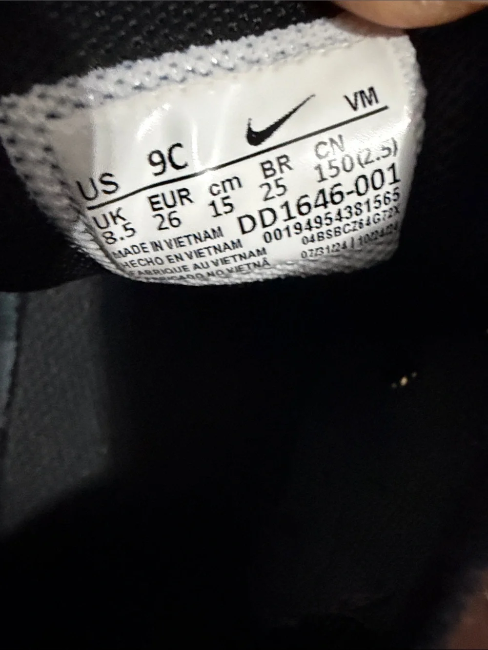 Nike Kids' Black Air 270 Slip-On Sneakers